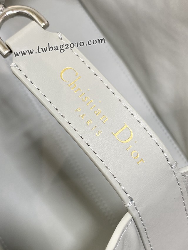 Dior专柜新款迪奥顶级原单中号Toujours系列云雾灰小牛皮手提包 djfk1104